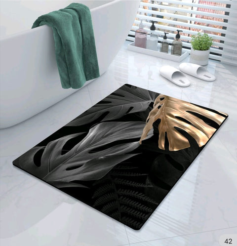 Water Absorbent Anti-slip Bathroom Mat